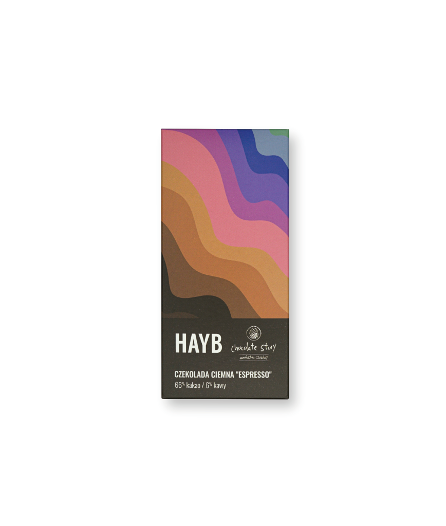 CZEKOLADA CIEMNA Czekolada Deserowa Espress - HAYB x Manufaktura Czekolady