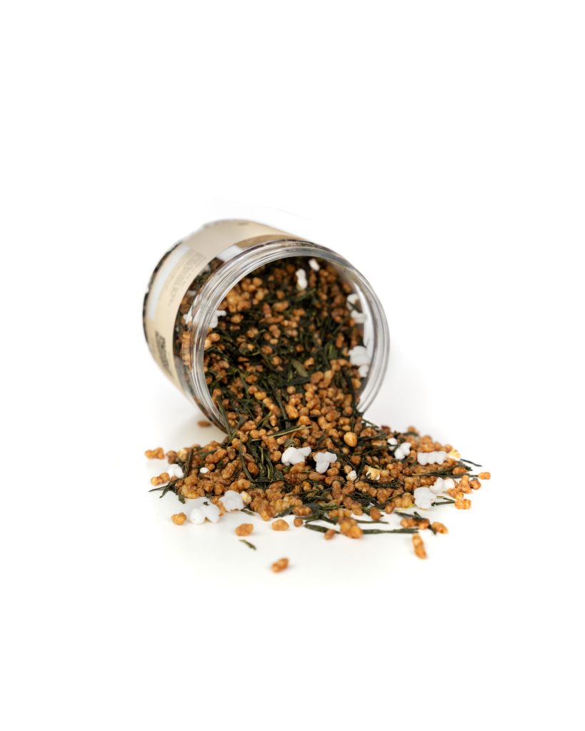 Genmaicha HAYB liść detal