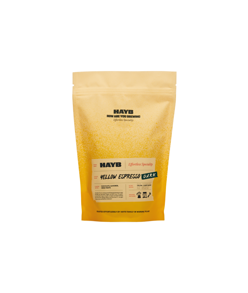 yellow dark HAYB Yellow Espresso Blend DARK