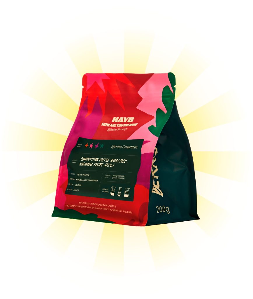 HAYB Competition Coffee #003/2022 - Kolumbia Felipe Arcila Laurina Lactic Fermentation HAYB Competition Coffee #003/2022 - Kolumbia Felipe Arcila Laurina Lactic Fermentation