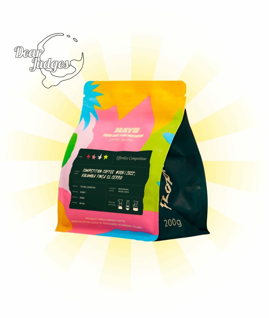 Dear Judges x Competition Coffee #005/2022: Kolumbia Finca El Cerro Dear Judges x Competition Coffee #005/2022: Kolumbia Finca El Cerro