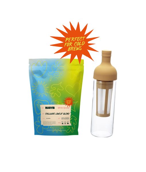 Zestaw do Cold Brew Coffee: Chillwave Lowcaf Blend + Butelka Hario