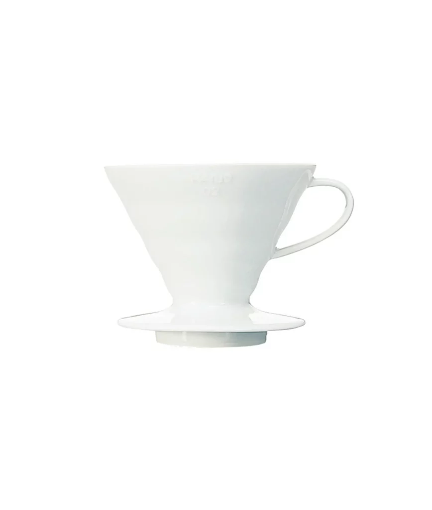 hario-ceramiczny-drip-v60-02-bialy Hario - Dripper ceramiczny V60-02 Biały