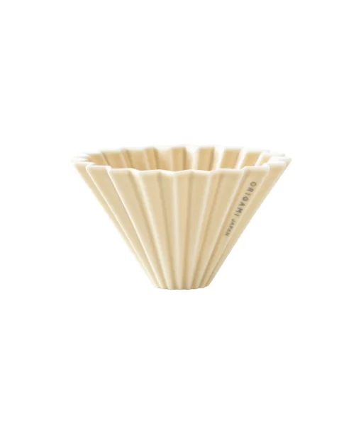 ORIGAMI - Dripper ceramiczny S Beżowy matowy