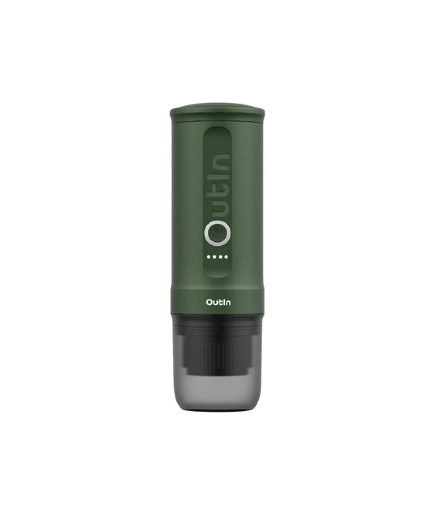 Outin - Nano Espresso Maker - Przenośny ekspres Forest Green