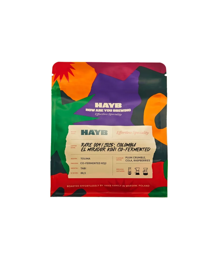 Święto kawy: Rare 004/2025 Colombia El Mirador Koji Co-fermented (Przelew)